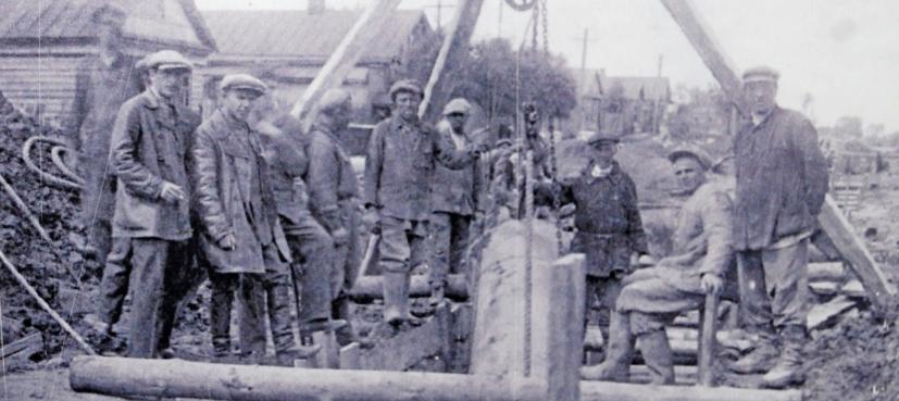 Прокладка промышленного коллектора в Калуге. Начало 20 века.